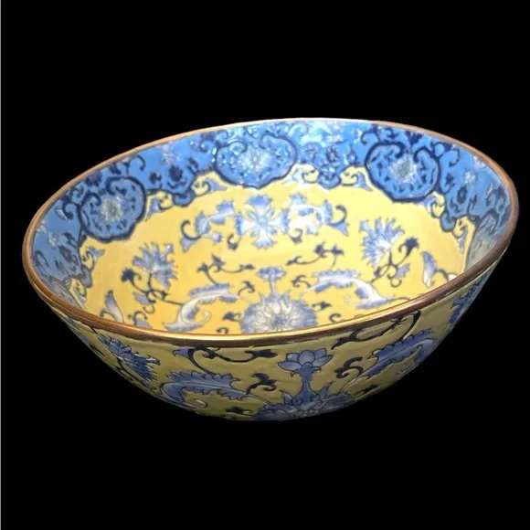 Chinese Ceramic floral Bowl - Picture 3 of 5